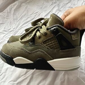 Air Jordan 4 Retro SE Craft TD Olive - Toddler 8C
